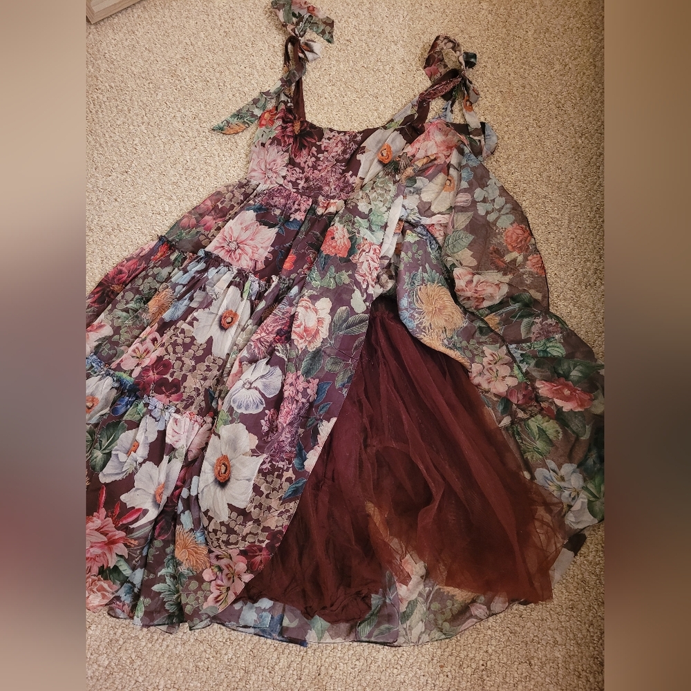 Anthropologie Geisha Isabella Midi Empire Waist Dress - Picture 6 of 10